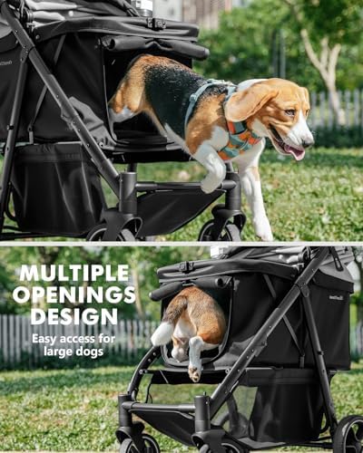 Medium Dog Stroller, Foldable Pet Stroller - Image 3