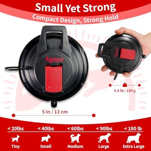 Agape Heavy Duty Dog Bath Suction Cup - Image 3