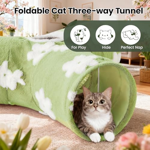 Tempcore Cat Tunnel, 3-Way Collapsible Toy - Image 4