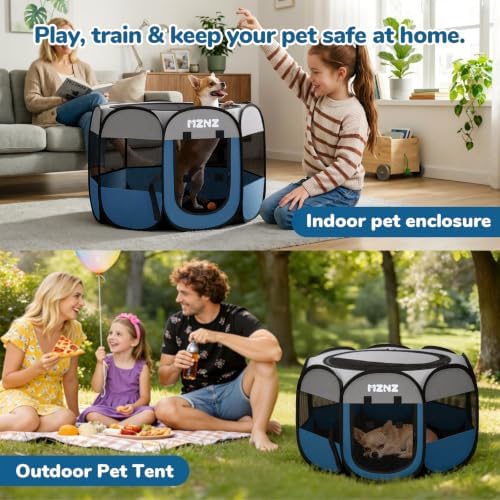 Dog Cat Small Animal Puppy Playpen Crate - Image 5