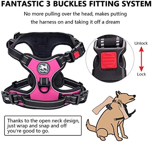 PoyPet No Pull Dog Harness Large - Image 2