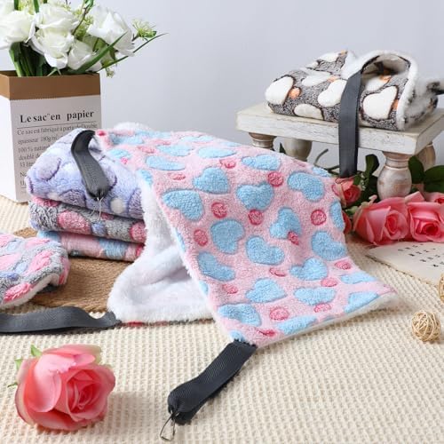 8 Pcs Cat Hammock for Cage, Pet Hammock Bed, Reversible Hanging Cat Hammocks - Image 3