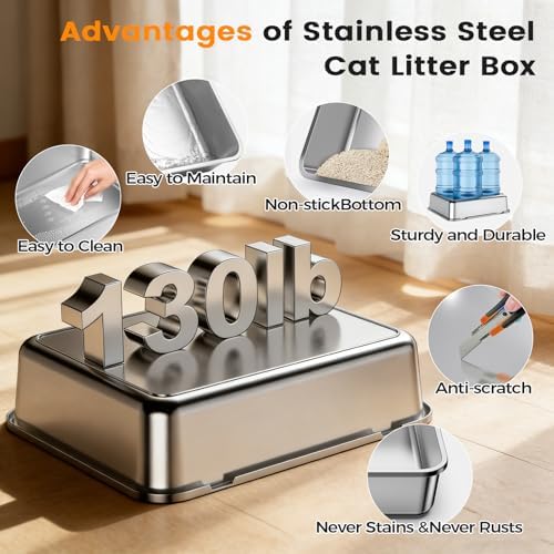 Stainless Steel Litter Box - Image 5