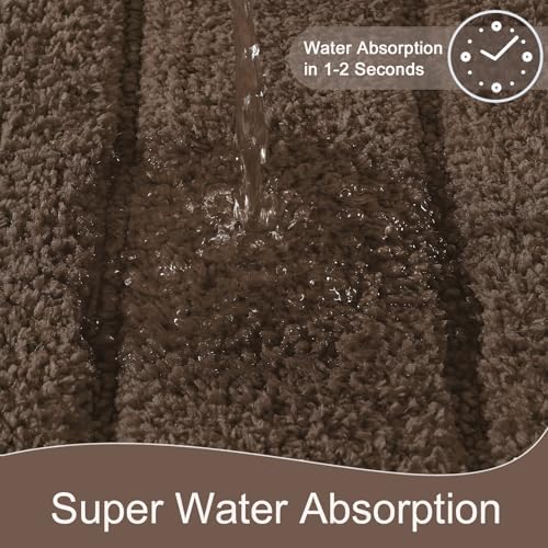 AROGAN Luxury Bathroom Rugs 24x36 Inch，Thick Soft Bath Rug Non Slip - Image 5