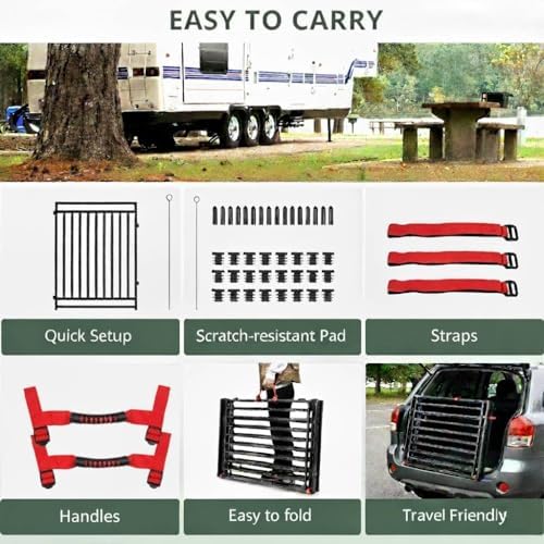 Thickened Outdoor Dog Fence, 32 Panels - Image 5