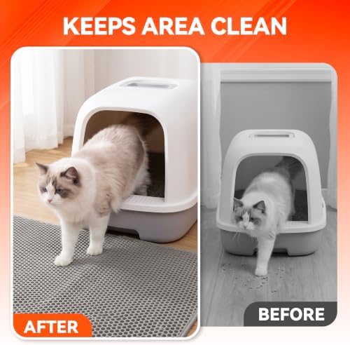 Cat Litter Mat, Double Layer Litter Trapping Mat - Image 5