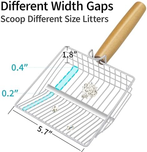 UFECODO Fast Sifting Cat Litter Scoop - Image 2