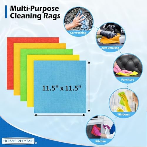 Microfiber Towels for Cars, 72 Pack Microfiber Cleaning Cloths, 11.5"*11.5" - Image 7