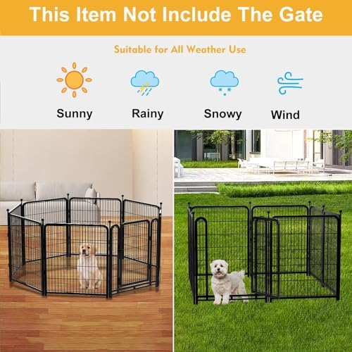 Getlay Garden Fence 40 Inch 14 Panels Without Gate, Total 31 Ft Garden Fence - Image 3
