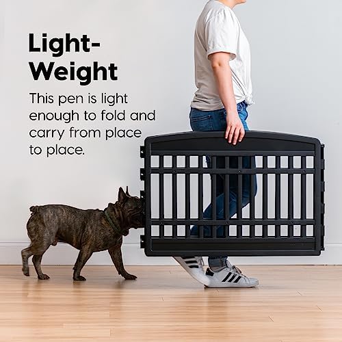 IRIS USA 8-Panel Dog Playpen - Image 6