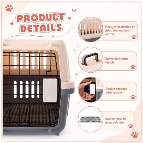 2 Set Small Cat Dog Travel Pet Carrier - Image 3