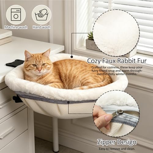 Cat Desk Bed, Desk Mounted Cat Hammock - Image 4