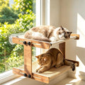 Marchul 2-Tier Cat Window Perch, Window Mount Suction Cup Cat Hammoc by Marchul