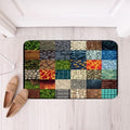 Manfei Video Game Bath Rug, Pixelated Themed Game Shaggy Absorbent Non Slip by Manfei