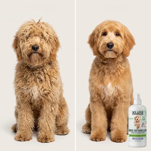 Small Slicker Brush & Lavender Detangler Spray Pack, Dog Grooming at Home - Image 5