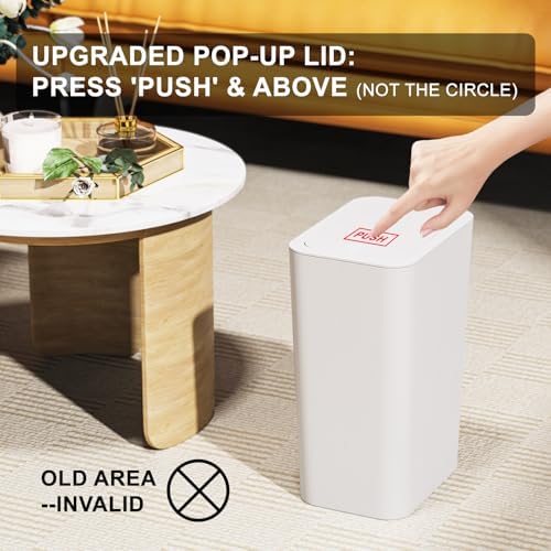 N. NETDOT 3 Pack Small Trash Can - Image 4