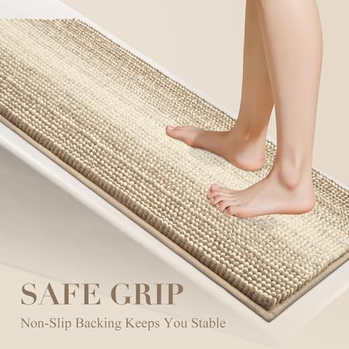 BSICPRO Bathroom Rugs, 20x32 Chenille Bath Mats - Image 4