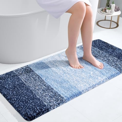 OLANLY Bathroom Runner Rugs Mat 44x20, Extra Soft Absorbent Microfiber Bath Rugs by OLANLY