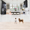 Reinforced 42" Tall Baby Gate 120" Wide Retractable Dog Gate Indoor/Outdoor by BabyPetSafetyGate