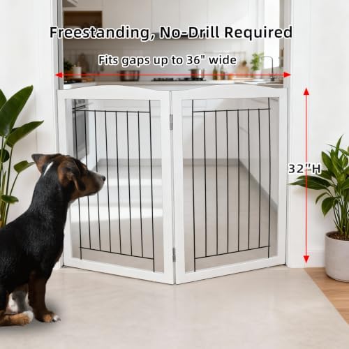 ZJSF Freestanding Foldable Dog Gate - Image 2
