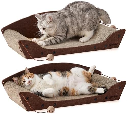 ZOMISIA 26'' Cardboard Cat Scratcher Bed by Zomisia