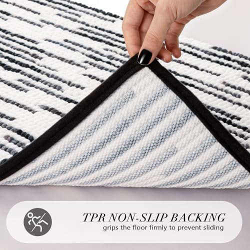 BSICPRO Bathroom Rugs Sets 2 Piece, Modern Bath Mat 20"x47"+20"x32" - Image 4