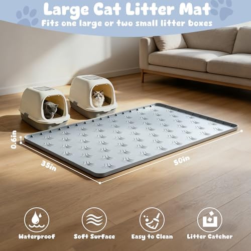 JUJOMAT Cat Litter Box Mat - Image 3