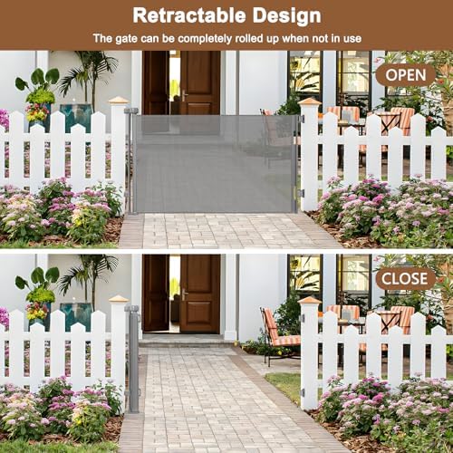 Weatherproof Outdoor Retractable Dog Gate - Image 4