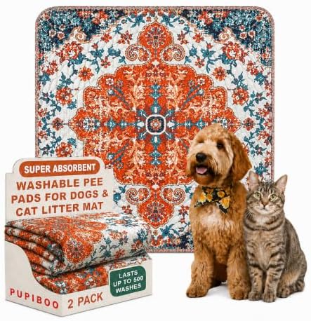 PUPIBOO Washable Pee Pads for Dogs and Cats by PUPIBOO
