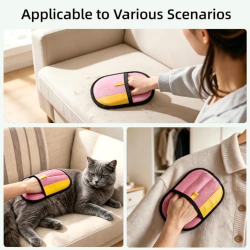 Pet Hair Removal Glove for Cat & Dog, Furniture Hair Remover & Nail Clipper - Image 5