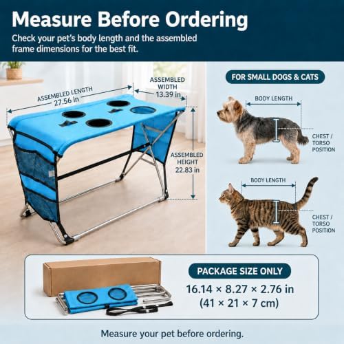 Pet Grooming Hammock with Stand - Image 3
