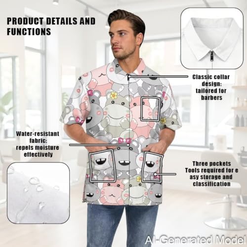 Dog Grooming Smock for Women & Men Water & Hair Repellent - Image 5