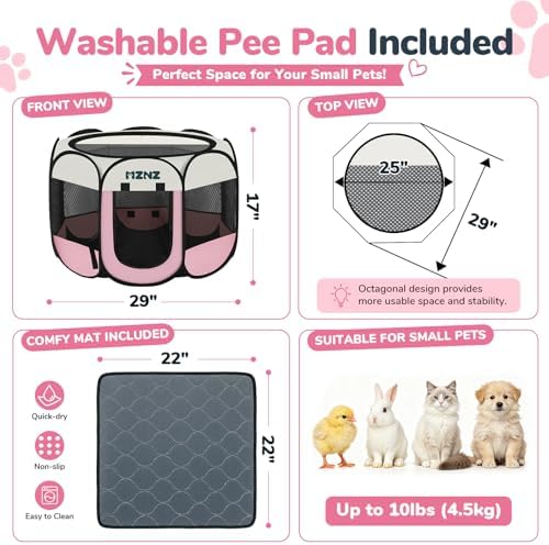 Dog Cat Small Animal Puppy Playpen Crate - Image 2