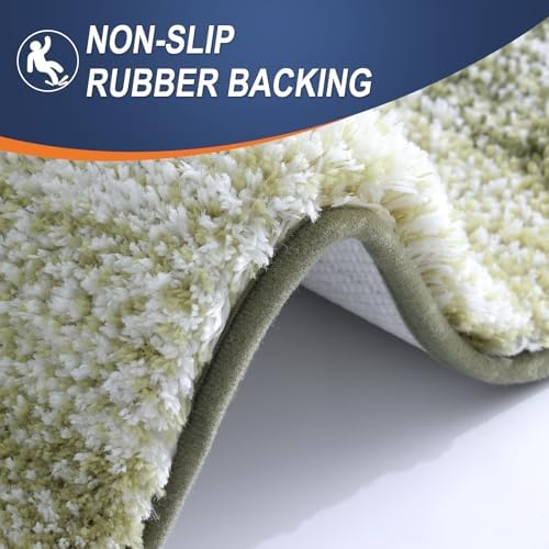 OLANLY Bathroom Runner Rug 44x24, Extra Soft Absorbent Microfiber Bath Rugs - Image 5
