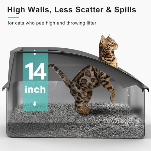 AIPERRO Stainless Steel Litter Box | XXL Deepened 8" Design Metal Cat Box - Image 2