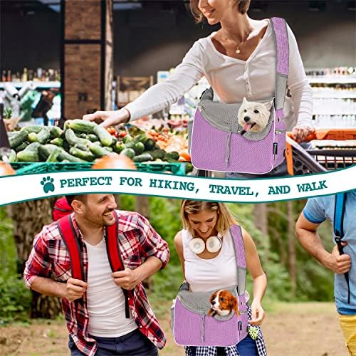 PetAmi Dog Sling Carrier Small Dogs, Hands Free Crossbody Carrier - Image 6