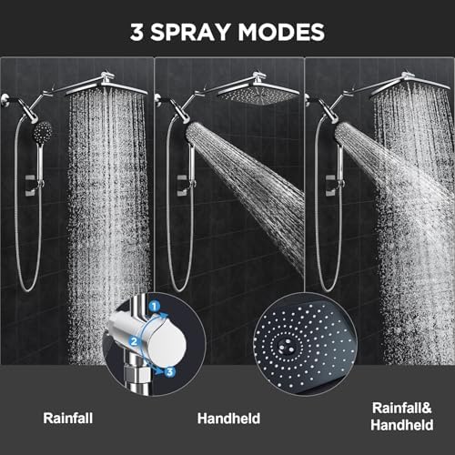 Veken 11.8" High Pressure Shower Head - Image 2