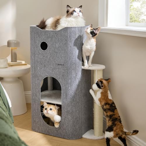 Bedsure 3-Level Cat Tree for Indoor Cats - Image 4