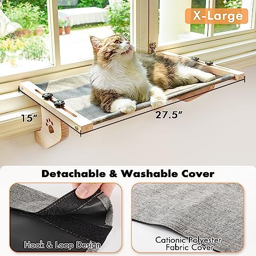 AMOSIJOY Cat Windowsill Perch - Image 2