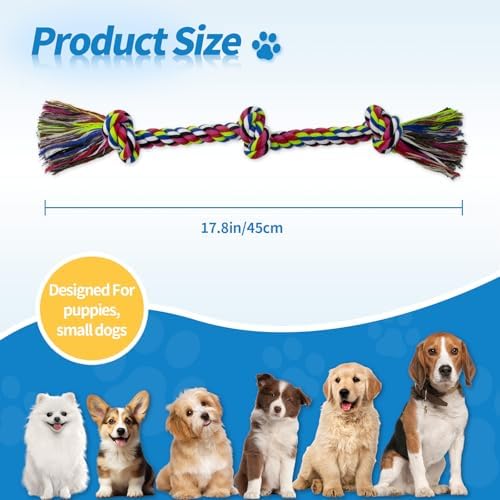 WDZZHOT Dog Rope Toys, Dog Chew Toy - Image 2