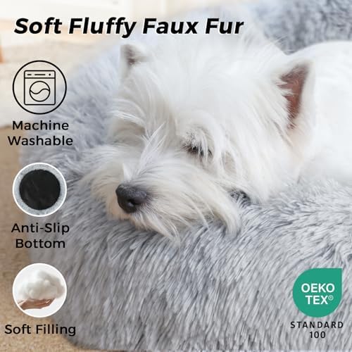 Calming Round Dog Bed & Cat Bed - Image 3