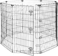 Amazon Basics Foldable Octagonal Metal Exercise Dog Playpen, Indoor/Outdoor by AmazonBasics