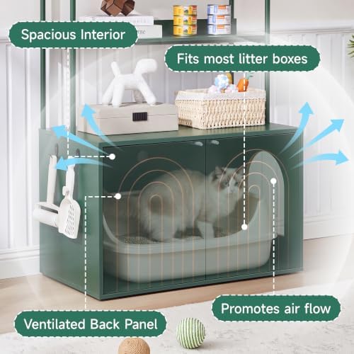 Arched Cat Litter Box Enclosure - Image 4
