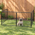 DUMOS Dog Playpen 32 Inch 4 Panels Indoor Outdoor Metal Pet Fence by DumosLifestyle