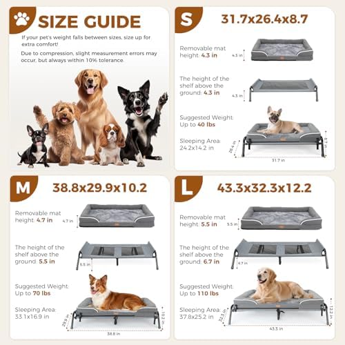 Lekereise Outdoor Elevated Dog Beds - Image 2