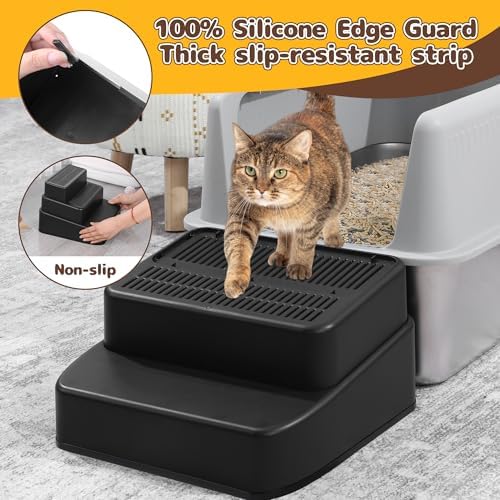 BALAPET Adjustable 3 Steps Litter Box Ramp - Image 3