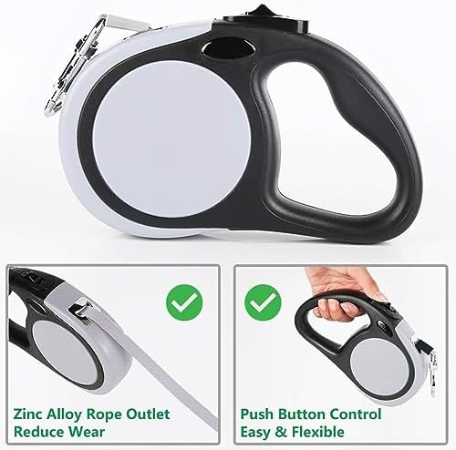 Dual Retractable Dog Leash for 2 Large Dogs - Image 2