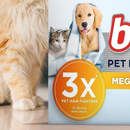 Bounce Pet Hair and Lint Guard Mega Dryer Sheets - Image 4