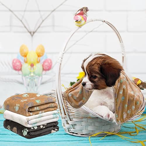 Rezutan Small Dog Blanket, Soft Puppy & Cat Flannel 3 Pack - Image 3
