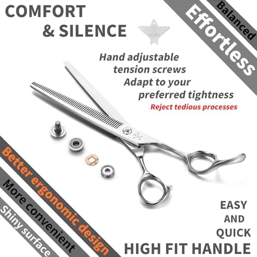 High-end Professional Dog Grooming Thinning Scissors Teeth Cutting Blending - Image 4